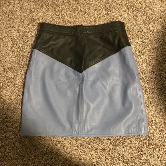 Topshop genuine leather skirt - Picture 2 of 6